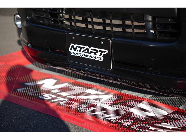 ハイエースバン ロングスーパーGL 車中泊ベッドキット バッドフェイス 415COBRAフロントスポイラー BIGX ETC Buttlerシートカバー(13枚目)