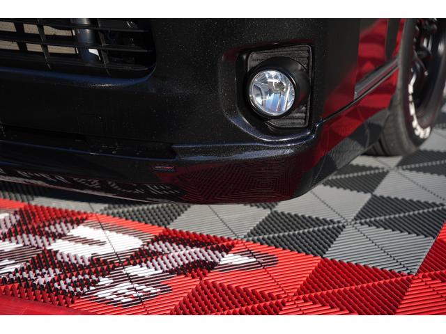 ハイエースバン ロングスーパーGL 車中泊ベッドキット バッドフェイス 415COBRAフロントスポイラー BIGX ETC Buttlerシートカバー(14枚目)