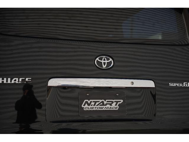 ハイエースバン ロングスーパーGL 車中泊ベッドキット バッドフェイス 415COBRAフロントスポイラー BIGX ETC Buttlerシートカバー(18枚目)