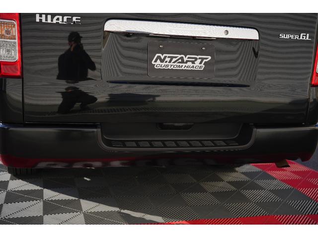 ハイエースバン ロングスーパーGL 車中泊ベッドキット バッドフェイス 415COBRAフロントスポイラー BIGX ETC Buttlerシートカバー(19枚目)