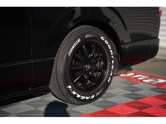 ハイエースバン ロングスーパーGL 車中泊ベッドキット バッドフェイス 415COBRAフロントスポイラー BIGX ETC Buttlerシートカバー(26枚目)