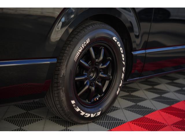 ハイエースバン ロングスーパーGL 車中泊ベッドキット バッドフェイス 415COBRAフロントスポイラー BIGX ETC Buttlerシートカバー(28枚目)