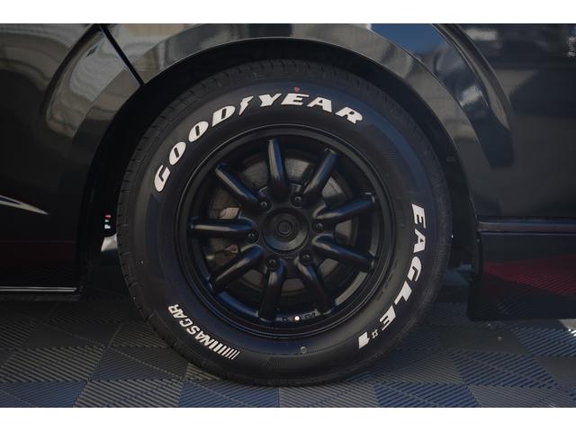 ハイエースバン ロングスーパーGL 車中泊ベッドキット バッドフェイス 415COBRAフロントスポイラー BIGX ETC Buttlerシートカバー(31枚目)