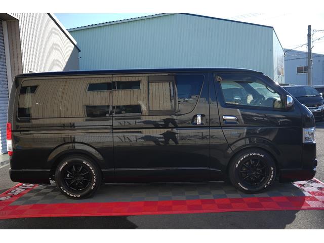 ハイエースバン ロングスーパーGL 車中泊ベッドキット バッドフェイス 415COBRAフロントスポイラー BIGX ETC Buttlerシートカバー(32枚目)