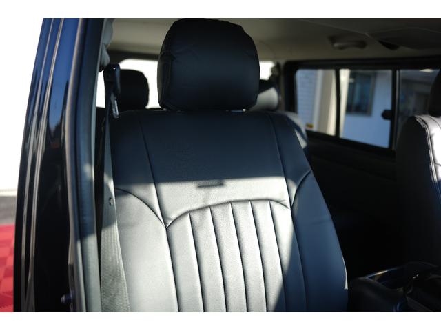 ハイエースバン ロングスーパーGL 車中泊ベッドキット バッドフェイス 415COBRAフロントスポイラー BIGX ETC Buttlerシートカバー(49枚目)