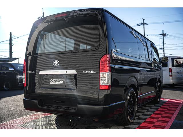 ハイエースバン ロングスーパーGL 車中泊ベッドキット バッドフェイス 415COBRAフロントスポイラー BIGX ETC Buttlerシートカバー(55枚目)