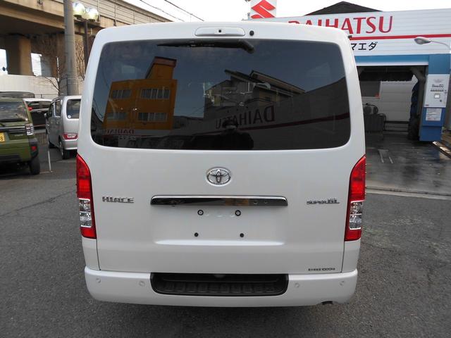ハイエースバン 　スーパーＧＬ　ダークプライムＩＩ　ロング　ＴＲＤフロントエアロ　アルパイン１１インチナビ・パノラミックビュー　ケンウッド前後ドラレコ　デジタルインナーミラー　社外品１６インチＡＷ　クリアランスソナー（3枚目）