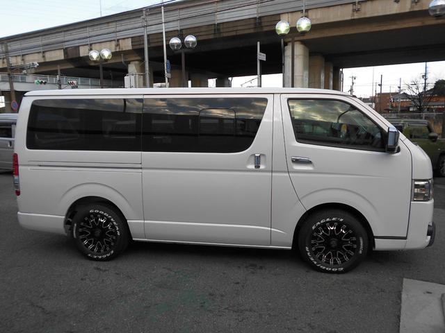 ハイエースバン 　スーパーＧＬ　ダークプライムＩＩ　ロング　ＴＲＤフロントエアロ　アルパイン１１インチナビ・パノラミックビュー　ケンウッド前後ドラレコ　デジタルインナーミラー　社外品１６インチＡＷ　クリアランスソナー（4枚目）