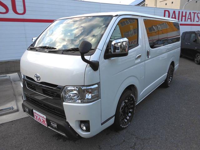 ハイエースバン 　スーパーＧＬ　ダークプライムＩＩ　ロング　ＴＲＤフロントエアロ　アルパイン１１インチナビ・パノラミックビュー　ケンウッド前後ドラレコ　デジタルインナーミラー　社外品１６インチＡＷ　クリアランスソナー（7枚目）