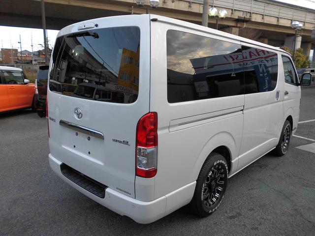 ハイエースバン 　スーパーＧＬ　ダークプライムＩＩ　ロング　ＴＲＤフロントエアロ　アルパイン１１インチナビ・パノラミックビュー　ケンウッド前後ドラレコ　デジタルインナーミラー　社外品１６インチＡＷ　クリアランスソナー（8枚目）