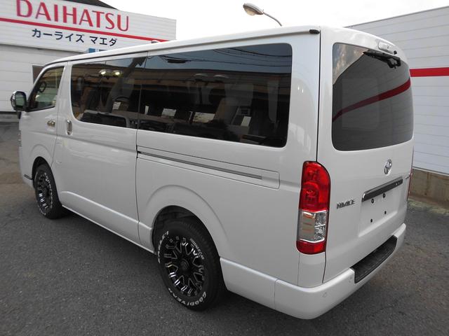 ハイエースバン 　スーパーＧＬ　ダークプライムＩＩ　ロング　ＴＲＤフロントエアロ　アルパイン１１インチナビ・パノラミックビュー　ケンウッド前後ドラレコ　デジタルインナーミラー　社外品１６インチＡＷ　クリアランスソナー（9枚目）