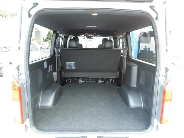ハイエースバン 　スーパーＧＬ　ダークプライムＩＩ　ロング　ＴＲＤフロントエアロ　アルパイン１１インチナビ・パノラミックビュー　ケンウッド前後ドラレコ　デジタルインナーミラー　社外品１６インチＡＷ　クリアランスソナー（18枚目）