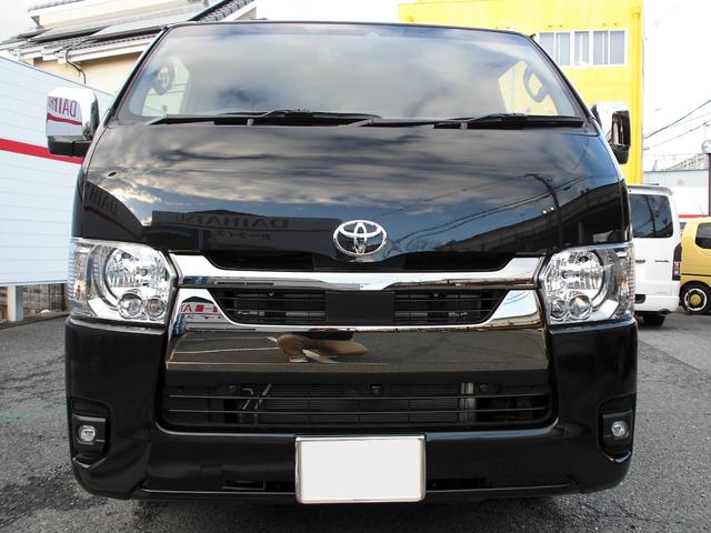 ハイエースバン 　スーパーＧＬ　ダークプライムＩＩ　ロング　両側パワースライドドア　ケンウッド９インチナビ・パノラミックビュー　デジタルインナーミラー　ＬＥＤヘッドライト　クリアランスソナー　ＥＴＣ　ハーフレザーシート（2枚目）