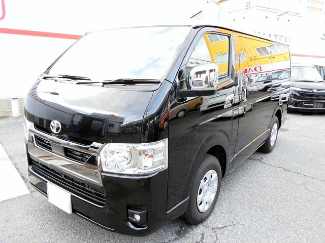 ハイエースバン 　スーパーＧＬ　ダークプライムＩＩ　ロング　両側パワースライドドア　ケンウッド９インチナビ・パノラミックビュー　デジタルインナーミラー　ＬＥＤヘッドライト　クリアランスソナー　ＥＴＣ　ハーフレザーシート（7枚目）