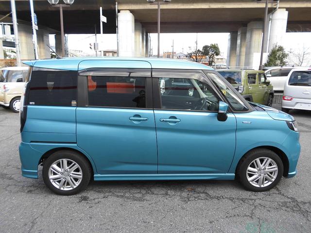 ソリオ ハイブリッドＭＺ　両側パワースライドドア　純正オプション８インチナビ・全方位モニター　ＤＶＤ再生　クリアランスソナー　クルーズコントロール　ＬＥＤヘッドランプ・フォグランプ　シートヒーター　１５インチ純正ＡＷ（4枚目）