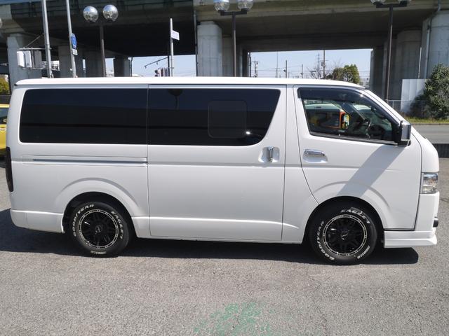 ハイエースバン スーパーGL ダークプライムII FLEXフロントスポイラー・16インチAW ベットキット パナソニック7インチナビ コムテック2カメラドライブレコーダー パノラミックビューモニター デジタルインナーミラー LEDヘッドライト・フォグ(68枚目)