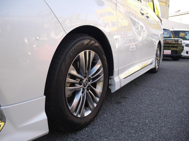 アルファード Z モデリスタエアロ 純正TVナビ リアフリップダウン ユニバーサルステップ 左右独立ムーンルーフ トヨタチームメイト HUD ワンオーナー(34枚目)