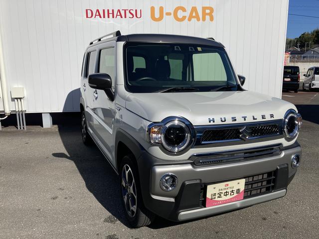 ハスラー Ｊスタイルターボ　ピュアワホワイトパール×ガンメタリック２トーンルーフ　ＬＥＤヘッドライト　衝突被害軽減ブレーキ（スズキセーフティサポート）コーナーセンサー　クルーズコントロール　パドルシフト　シートヒーター（2枚目）