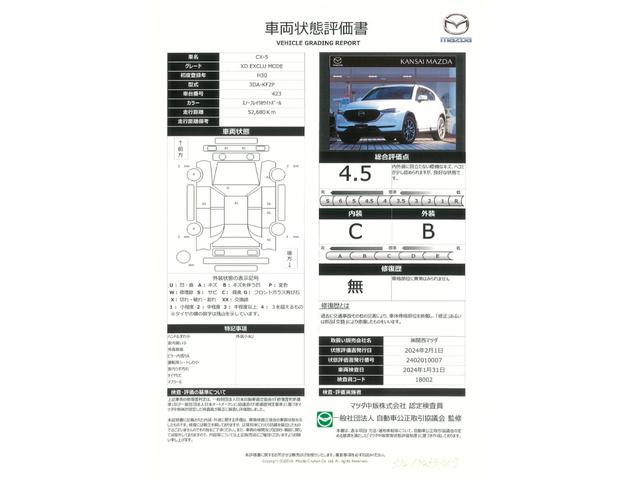 ＣＸ－５ ２．２ＸＤエクスクルーシブモード　ディーゼルターボ　ナッパレザーシート　ＢＯＳＥサウンドシステム　レーダークルーズ　車線逸脱警報装置　障害物センサー　横滑り防止装置　ブラインドスポットモニタリングＢＳＭ　３６０度ビューモニター（58枚目）