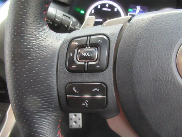 ステアリングの右側のボタンでメーターの操作が可能です。