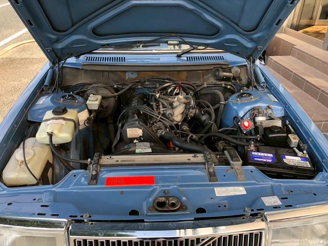 ２４０ワゴン ２４０ＧＬワゴン　ボルボ　２４０ワゴン　ＧＬ　ディーラー車　元色　モナコブルー　ホワイトリボンタイヤ（61枚目）