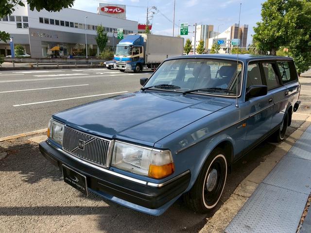 ２４０ワゴン ２４０ＧＬワゴン　ボルボ　２４０ワゴン　ＧＬ　ディーラー車　元色　モナコブルー　ホワイトリボンタイヤ（66枚目）