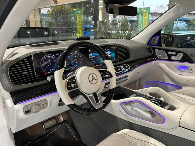 GLS GLS600 4マチック ファーストクラスパッケージ ファーストクラスPG/クリスタルホワイトナッパレザー/ハイグロスブラックフローイング/ラインピアノラッカーウッド(22枚目)