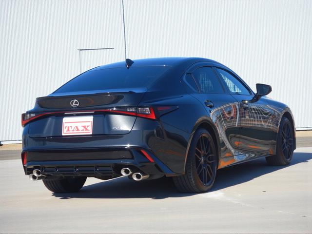 IS IS500 Fスポーツパフォーマンス マットブラックペイントBBS製OP19AW オレンジブレーキキャリパー パノラミックビューモニター マークレビンソン ステアリングヒーター カラーヘッドアップディスプレイ 前後ドラレコ 1オナ 禁煙車(2枚目)