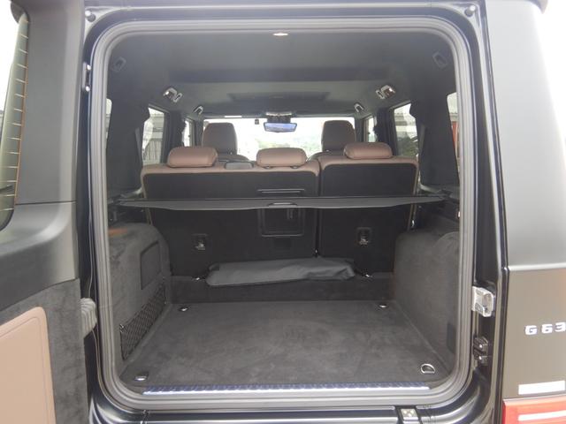 Ｇクラス Ｇ６３　ガラススライディングルーフ　ブラウンナッパレザーシート　ドラレコ機能付ＡＬＰＩＮＥデジタルルームミラー　Ｂｕｒｍｅｓｔｅｒサラウンドサウンドシステム　純正ナビＴＶ　右ハンドル　禁煙車（15枚目）
