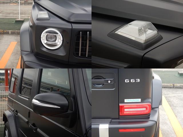 Ｇクラス Ｇ６３　ガラススライディングルーフ　ブラウンナッパレザーシート　ドラレコ機能付ＡＬＰＩＮＥデジタルルームミラー　Ｂｕｒｍｅｓｔｅｒサラウンドサウンドシステム　純正ナビＴＶ　右ハンドル　禁煙車（22枚目）