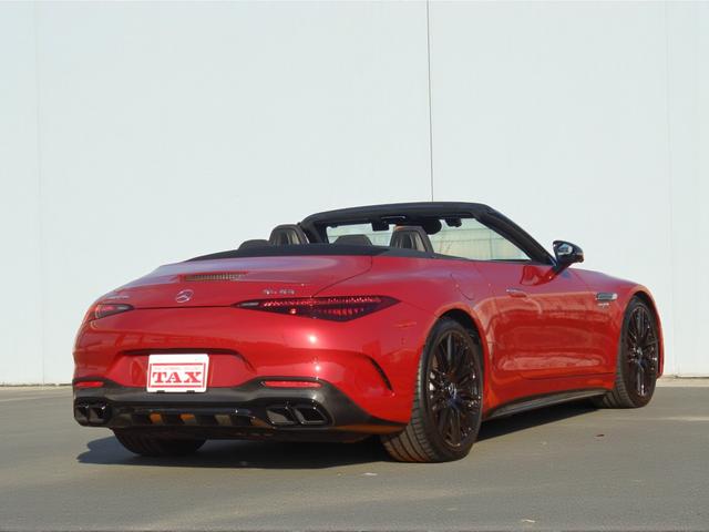 SL SL63 4マチック+ AMGカーボンパッケージ Burmesterハイエンド3Dサラウンドサウンドシステム オブシディアンブラックペイント純正21アルミ&ボディ同色ペイントブレーキキャリパー 1オナ 左ハンドル 禁煙車(2枚目)