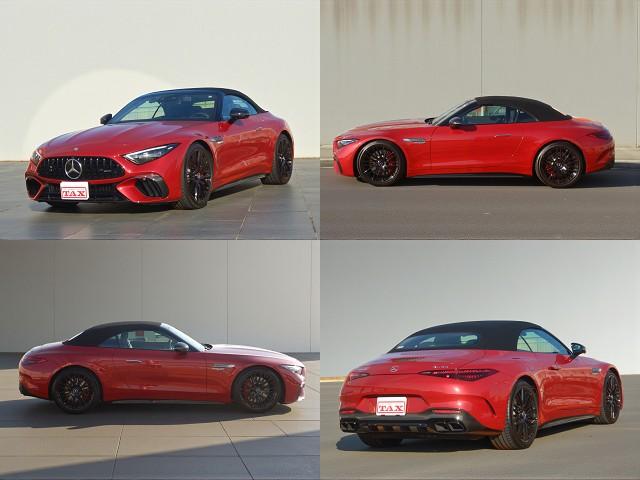 SL SL63 4マチック+ AMGカーボンパッケージ Burmesterハイエンド3Dサラウンドサウンドシステム オブシディアンブラックペイント純正21アルミ&ボディ同色ペイントブレーキキャリパー 1オナ 左ハンドル 禁煙車(6枚目)