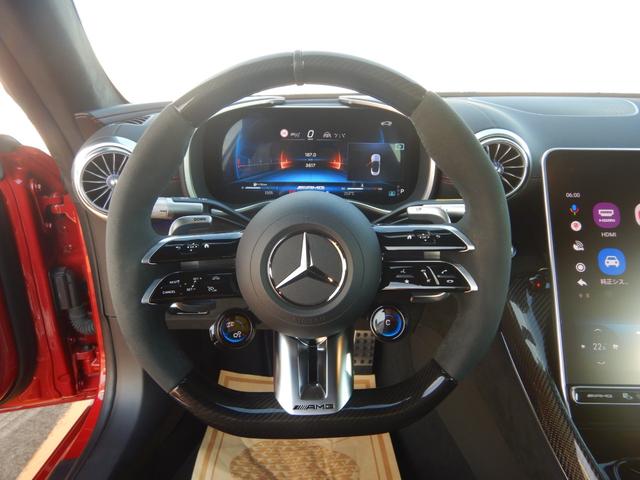 SL SL63 4マチック+ AMGカーボンパッケージ Burmesterハイエンド3Dサラウンドサウンドシステム オブシディアンブラックペイント純正21アルミ&ボディ同色ペイントブレーキキャリパー 1オナ 左ハンドル 禁煙車(45枚目)