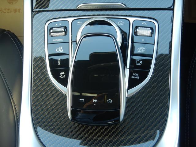 Gクラス G63 manufakturプログラムプラス&インテリアプラス AMGナイトP AMGカーボンファイバーインテリアトリム サンルーフ 灰/黒エクスクルーシブナッパレザーシート 右ハンドル 1オナ 禁煙車(48枚目)