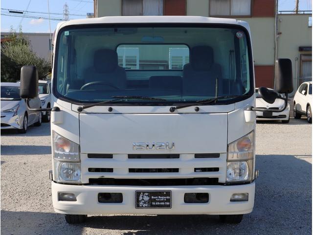 エルフトラック Wキャブロングフルフラットローダンプ 積載車 ETC 6MT ラジコン付ユニック エアコン ラジオ エアバッグ 電動格納ミラー パワーウィンドウ フルフラットロー(4枚目)