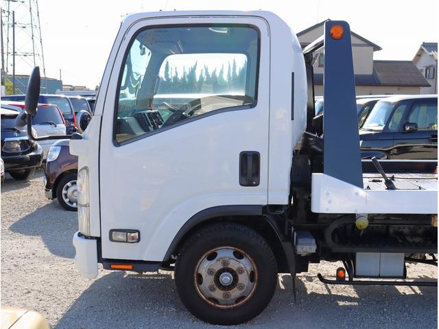 エルフトラック Wキャブロングフルフラットローダンプ 積載車 ETC 6MT ラジコン付ユニック エアコン ラジオ エアバッグ 電動格納ミラー パワーウィンドウ フルフラットロー(6枚目)