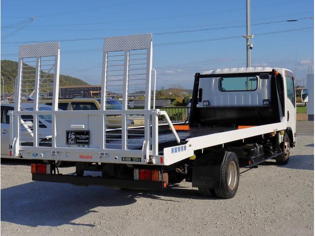 エルフトラック Wキャブロングフルフラットローダンプ 積載車 ETC 6MT ラジコン付ユニック エアコン ラジオ エアバッグ 電動格納ミラー パワーウィンドウ フルフラットロー(10枚目)