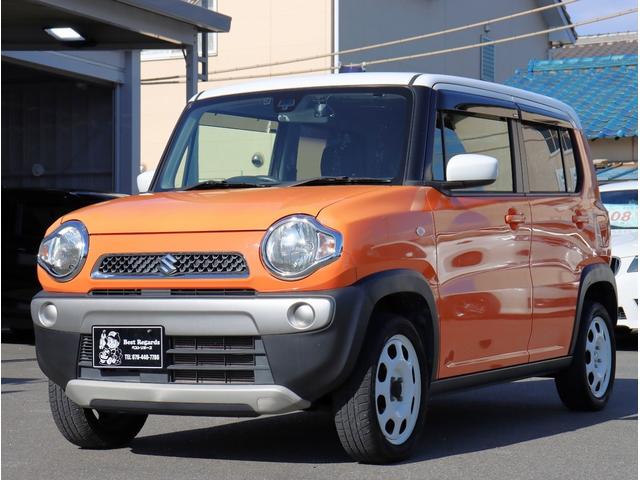 ハスラー Ｇ　社外ナビ　ＴＶ　ＥＴＣ　運転席シートヒーター　Ｂｌｕｅｔｏｏｔｈオーディオ　スマートキー　プッシュスタート　アイドリングストップ　電動格納ミラー　パワーステアリング　パワーウィンドウ（5枚目）