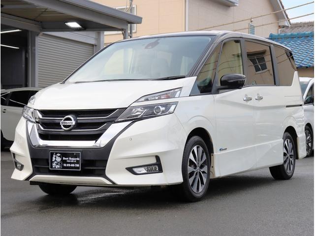 セレナ ハイウェイスター Vセレクション 純正9インチナビ フルセグTV ビルトインETC 純正フリップダウンモニター シートヒーター LEDヘッドライト アラウンドビューモニター 両側パワースライドドア アイドリングストップ(5枚目)