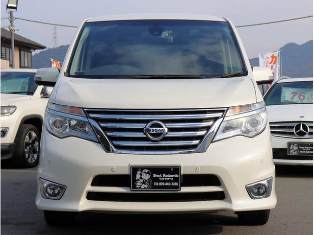 セレナ ハイウェイスター Vセレ+セーフティII SHV 純正8インチナビ フルセグTV ETC 全周囲カメラ 両側パワースライドドア Bluetoothオーディオ エマージェンシーブレーキ 電動格納ミラー パワーステアリング パワーウィンドウ(4枚目)