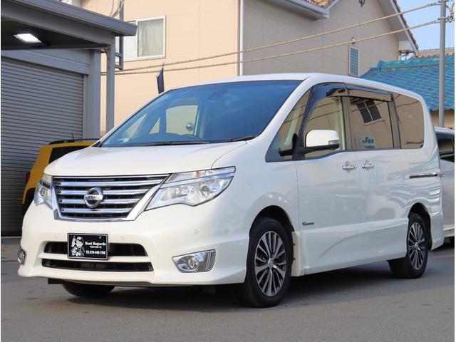 セレナ ハイウェイスター Vセレ+セーフティII SHV 純正8インチナビ フルセグTV ETC 全周囲カメラ 両側パワースライドドア Bluetoothオーディオ エマージェンシーブレーキ 電動格納ミラー パワーステアリング パワーウィンドウ(5枚目)