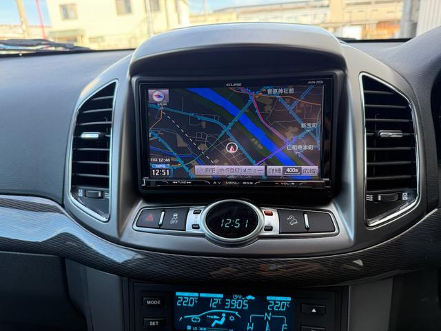 シボレーキャプティバ ベースグレード　禁煙　レザーシート　パワーシート　社外ナビＢｌｕｅｔｏｏｔｈフルセグＴＶ　ＥＴＣ（13枚目）