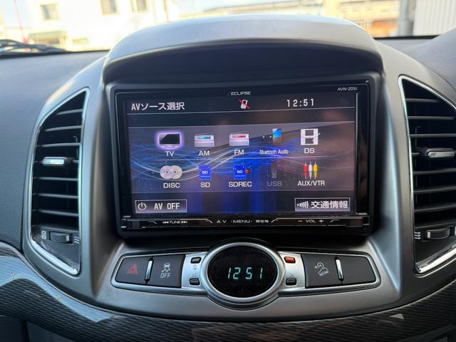 シボレーキャプティバ ベースグレード　禁煙　レザーシート　パワーシート　社外ナビＢｌｕｅｔｏｏｔｈフルセグＴＶ　ＥＴＣ（14枚目）