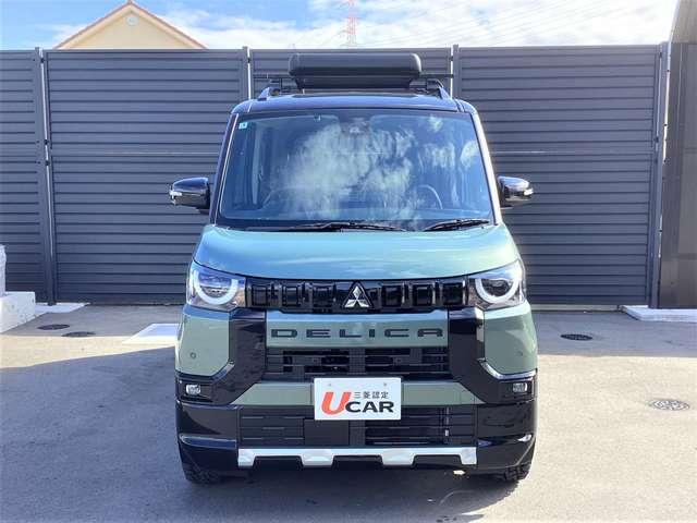 デリカミニ Ｔ　プレミアム　カスタム仕様　９型メモリーナビ　ＥＴＣ２．０　衝突軽減装置　ターボエンジン　ナビＴＶ　寒冷地　パワステ　フルタイム４ＷＤ　エアバッグ　ＬＥＤヘッド　ＥＳＣ　サイドカメラ　クルコン　インテリキー　ＡＢＳ（6枚目）