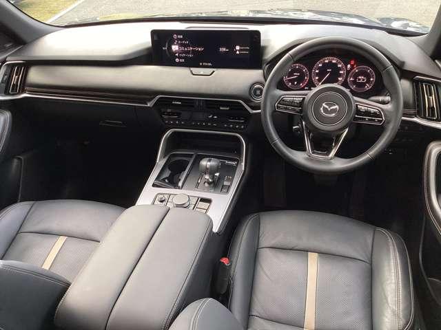 CX-60 3.3 XD エクスクルーシブ モード ディーゼルターボ マツダ認定中古車 ETC2.0車載器 衝突被害軽(3枚目)