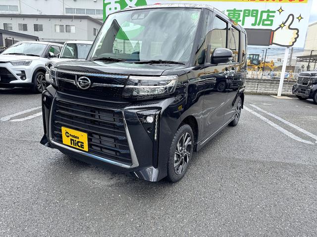 タント カスタムＸ　届出済未使用車　スマートキー　電動パーキングブレーキ　両側電動スライドドア　キーフリー＆プッシュスタート前席シートヒーター　ＴＦＴから―マルチインフォメーションディスプレー　スマートアシスト　衝突軽減（5枚目）