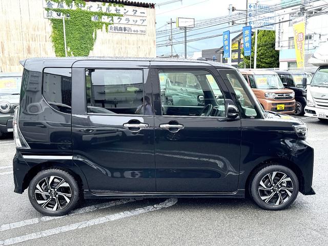 タント カスタムＸ　届出済未使用車　スマートキー　電動パーキングブレーキ　両側電動スライドドア　キーフリー＆プッシュスタート前席シートヒーター　ＴＦＴから―マルチインフォメーションディスプレー　スマートアシスト　衝突軽減（10枚目）