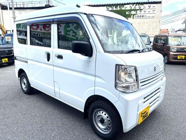 エブリイ ＰＡリミテッド　届出済未使用　衝突軽減ブレーキ　キーレス　パワーウィンドー　オーディオデッキ　クリアランスソナー　フロアマット　ドアバイザー　両側スライドドア　フルフラット　ハイルーフ　レーンキープアシスト　ＡＢＳ！（75枚目）