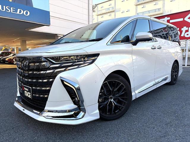 アルファードハイブリッド Z モデリスタエアロ 14インチナビ サンルーフ パノラミックビューモニター 三眼LEDヘッド ビルトインETC2.0 パワーバックドア 両側電動スライドドア 後席モニター ブラインドスポットモニター(9枚目)