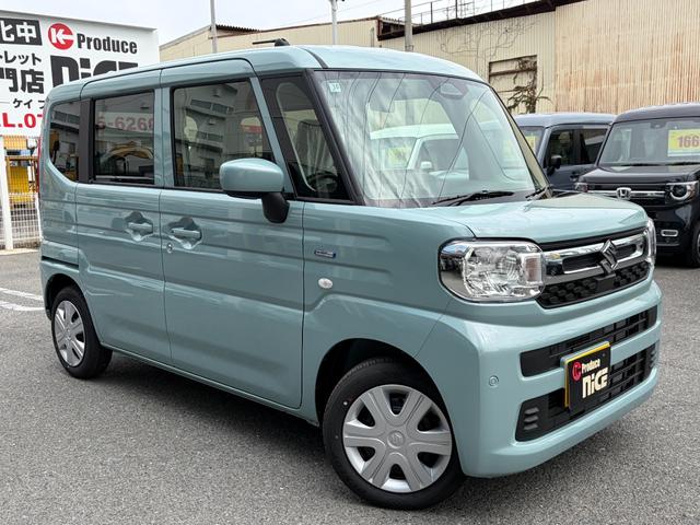 スペーシア ハイブリッドＧ　届出済未使用車　ＬＥＤ　両側スライドドア　衝突軽減ブレーキ　レーンキープアシスト　スマーートキー　車線逸脱警報機能　障害物センサー　禁煙車　電動格納ミラー　アイドリングストップ　オートエアコン　ＡＢＳ（16枚目）